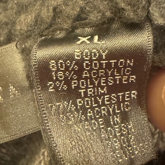 Oscar de la Renta Men's Charcoal Zip-Up Sweater Size XL eclectic grandpa - Picture 5 of 5